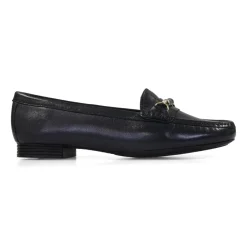 Essential Comfort Flats - Midnight Leather