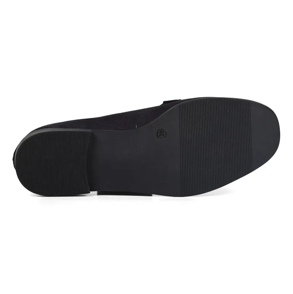 Essential Comfort Flats - Midnight Suede