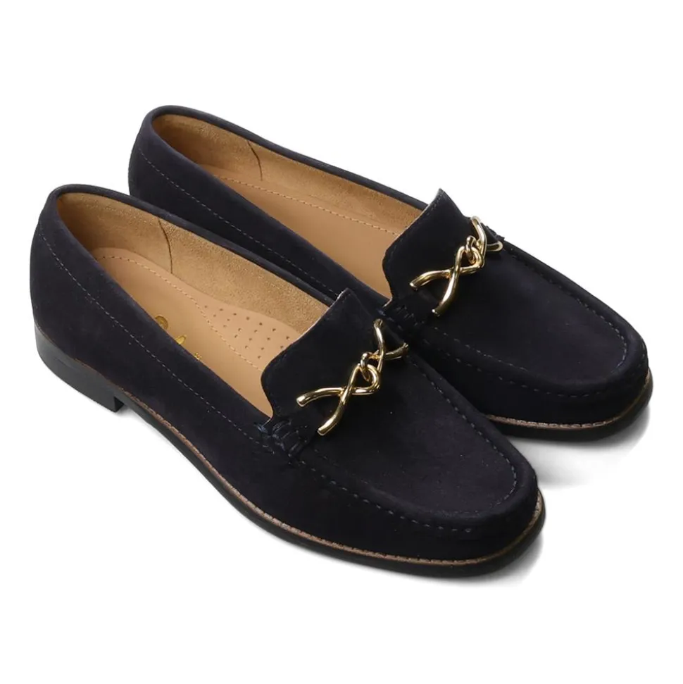 Essential Comfort Flats - Midnight Suede