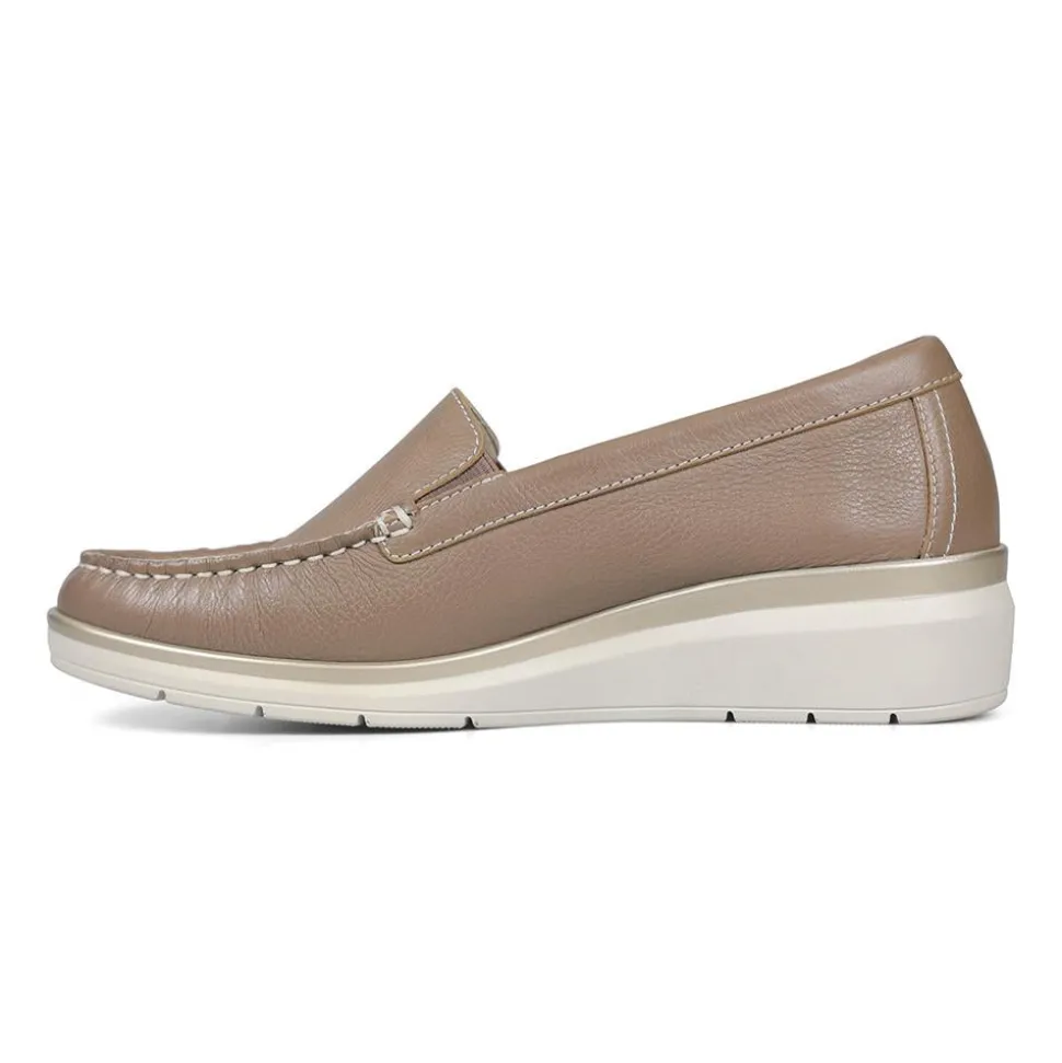 Essential Comfort Flats - Mushroom Leather