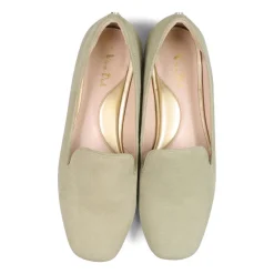 Essential Comfort Flats - Spring Green Suede