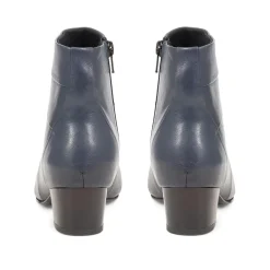 Everyday Leather Ankle Boots - Navy