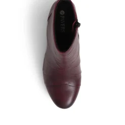 Everyday Leather Ankle Boots - Plum
