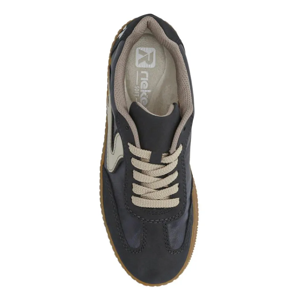 Extra-Cushioned Lace-Up Trainers - Navy