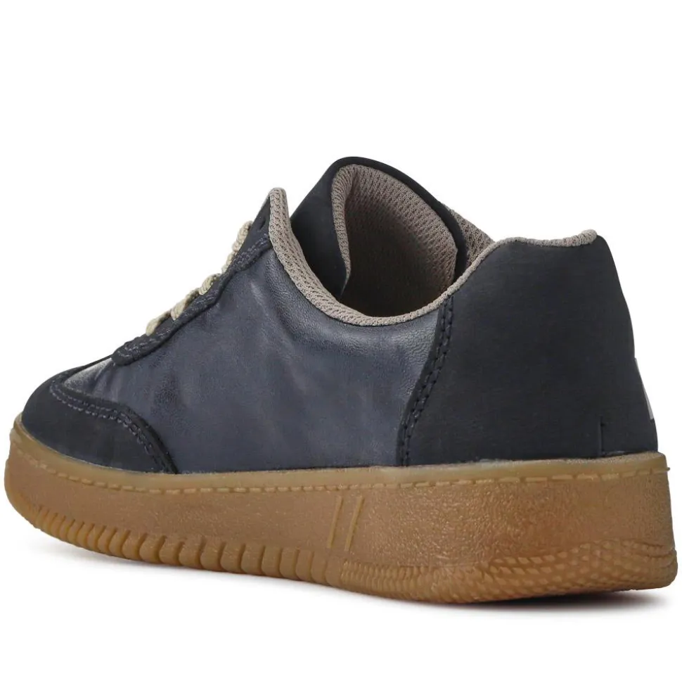 Extra-Cushioned Lace-Up Trainers - Navy