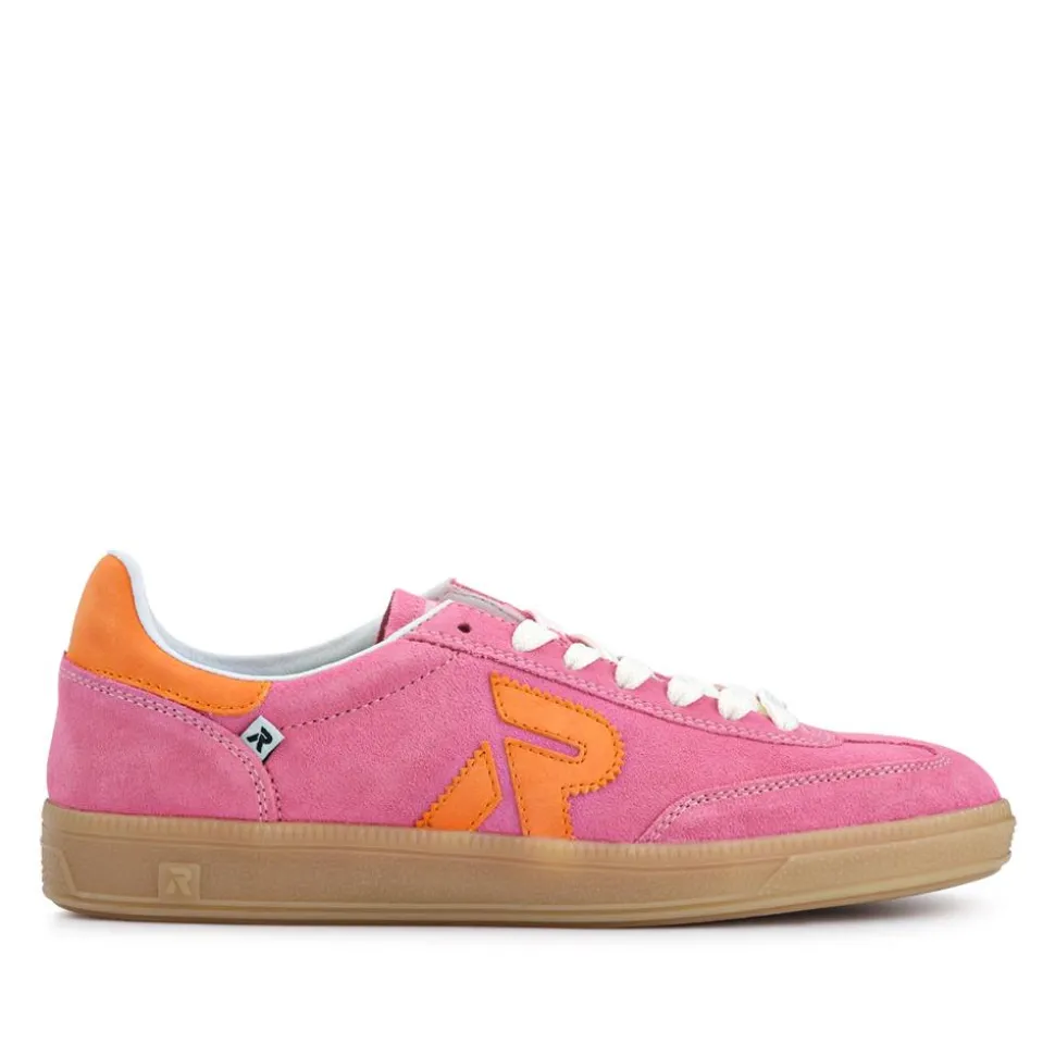 Extra-Cushioned Leather Trainers - Pink