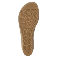 Extra-Cushioned Slip-On Wedge Mules - Soft Gold