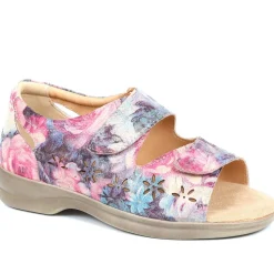 Extra-Wide Adjustable Shoes - Floral