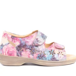 Extra-Wide Adjustable Shoes - Floral