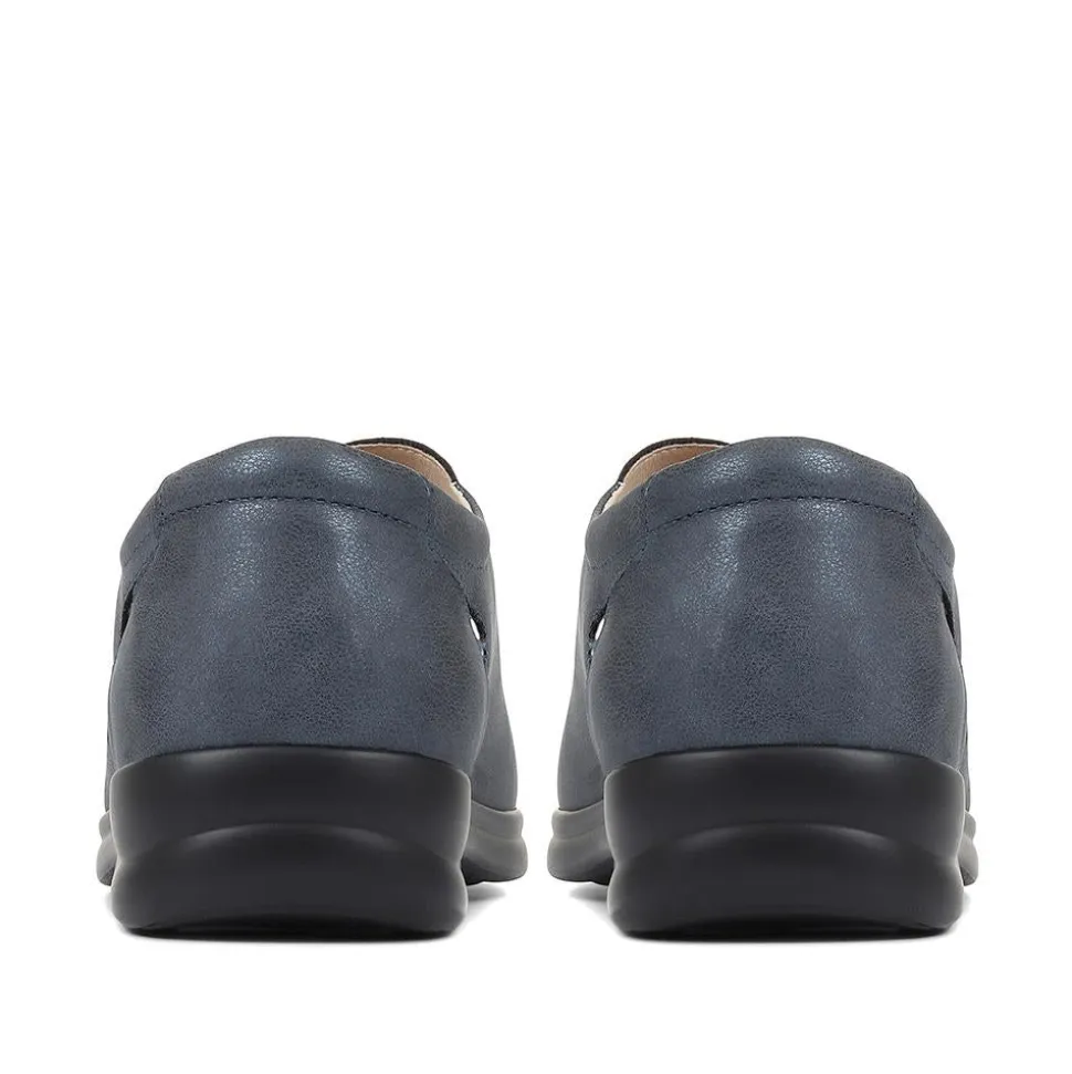 Extra-Wide Adjustable Shoes - Navy