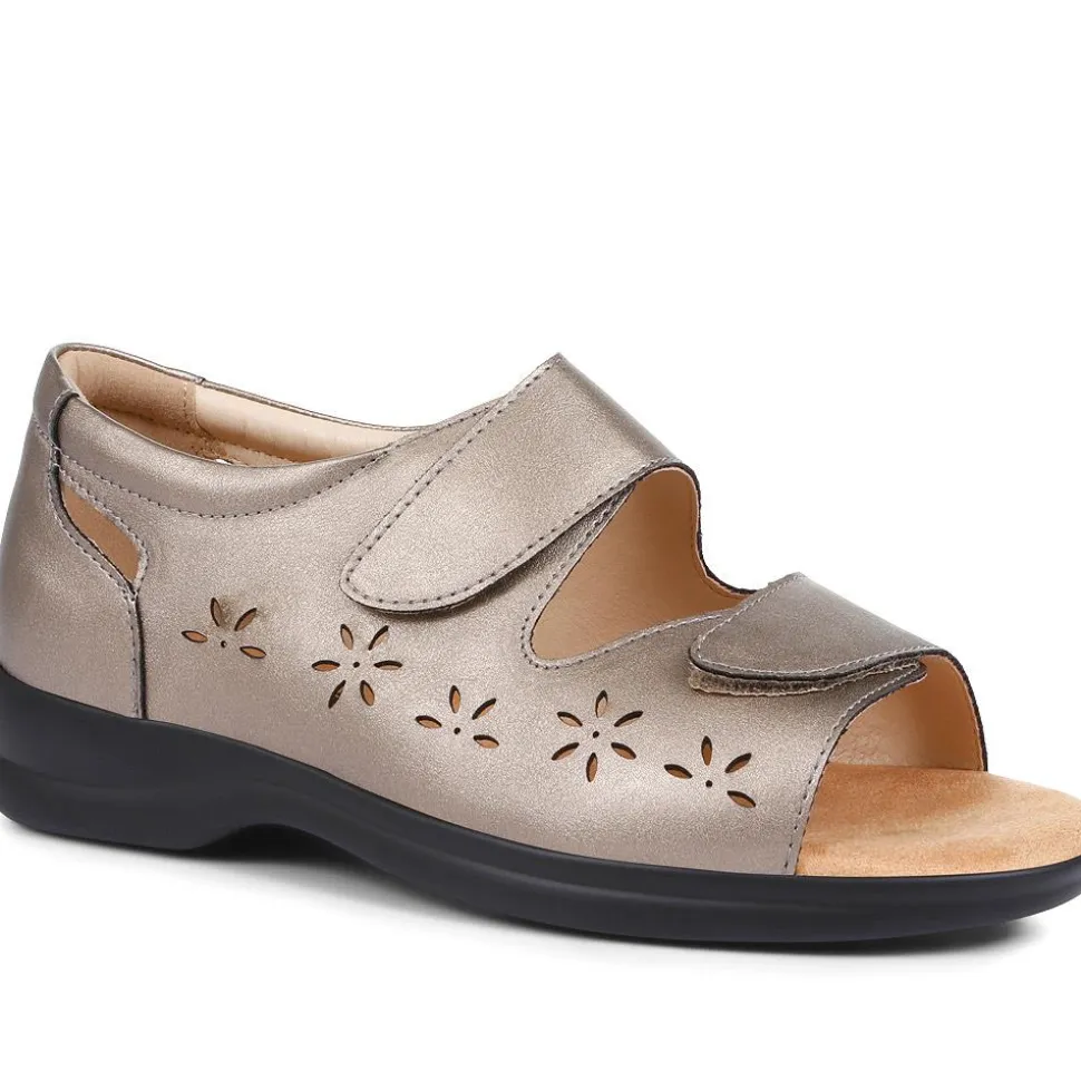 Extra-Wide Adjustable Shoes - Pewter