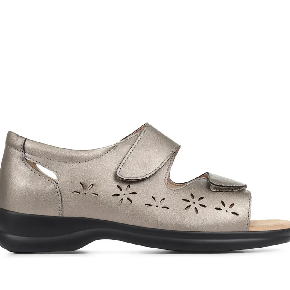 Extra-Wide Adjustable Shoes - Pewter