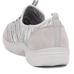 Extra-Wide Bungee Lace Trainers - Light Grey