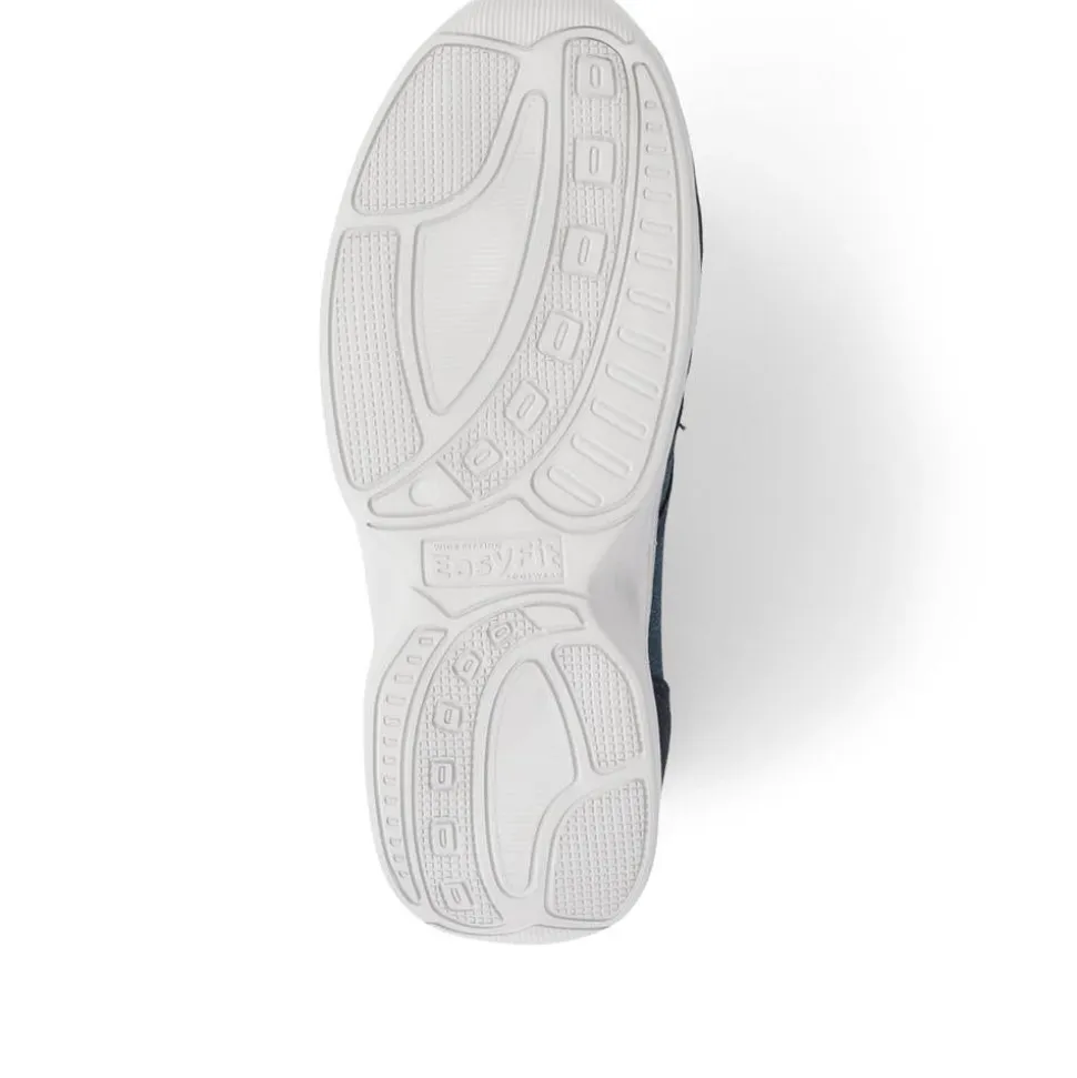 Extra-Wide Bungee Lace Trainers - Navy