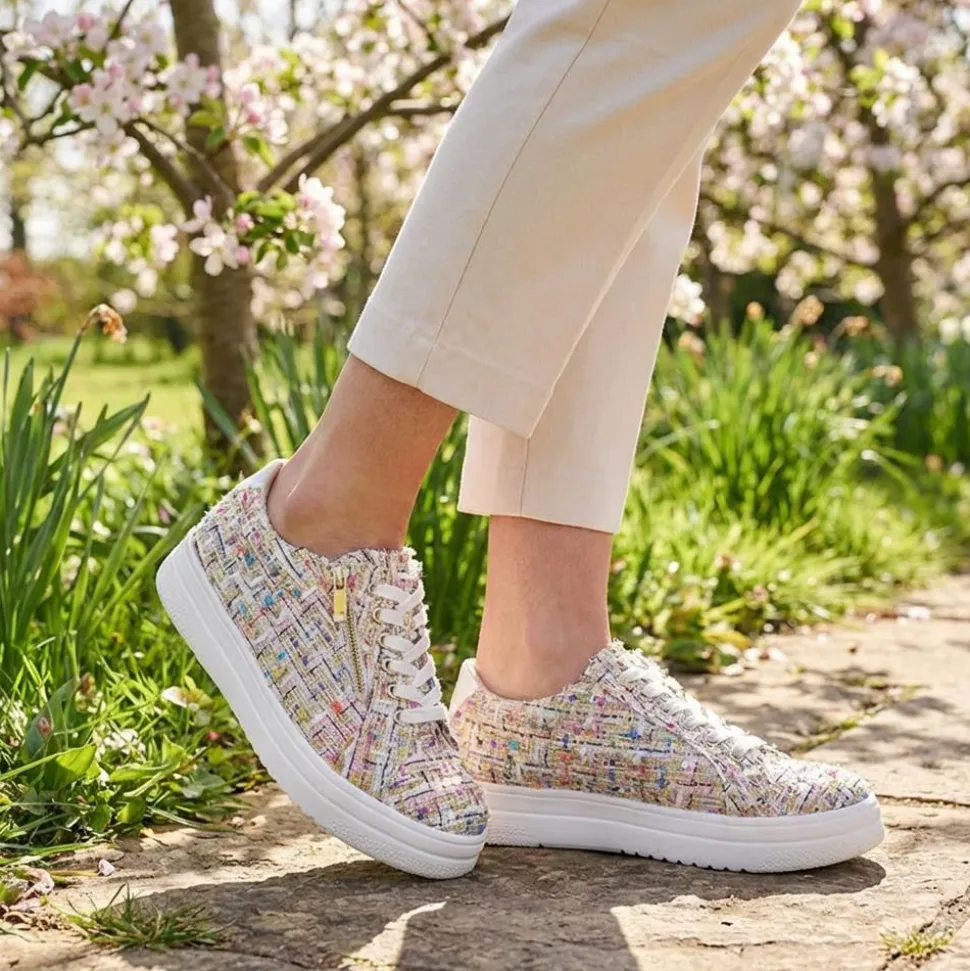 Extra Wide Chunky Trainers - Multi