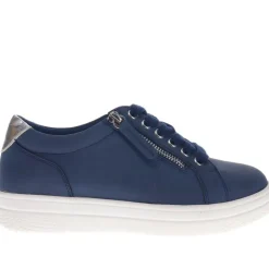 Extra Wide Chunky Trainers - Navy