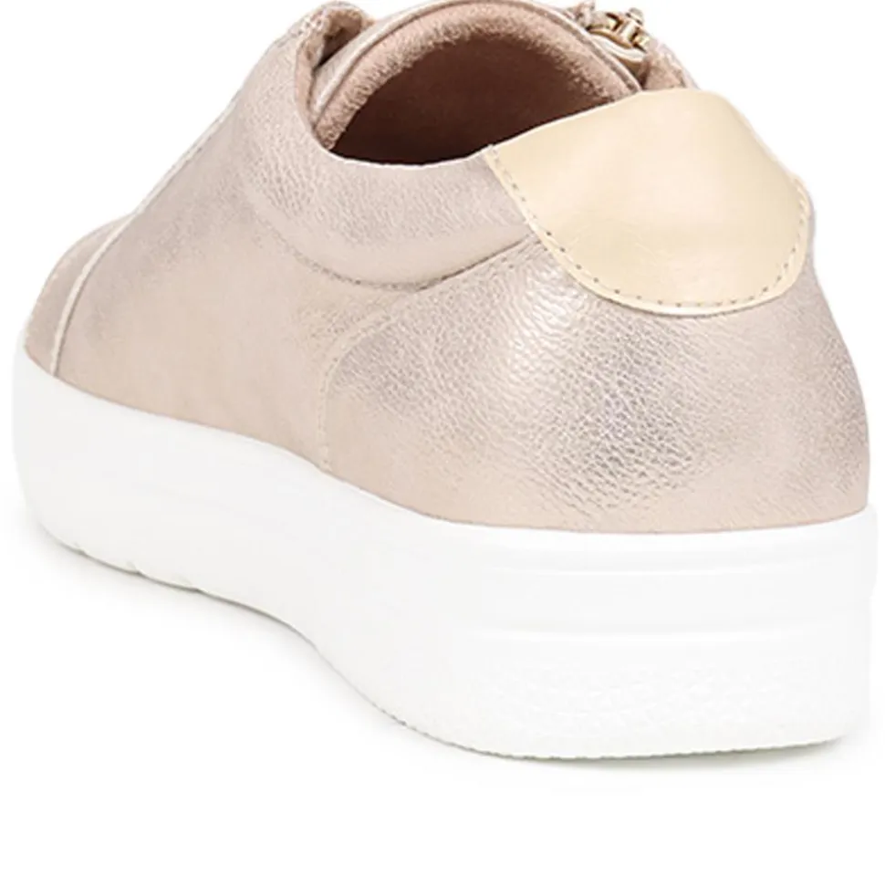 Extra Wide Chunky Trainers - Soft Gold