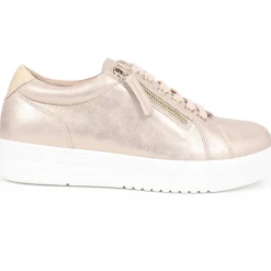 Extra Wide Chunky Trainers - Soft Gold
