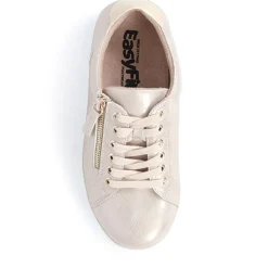 Extra Wide Chunky Trainers - Soft Gold