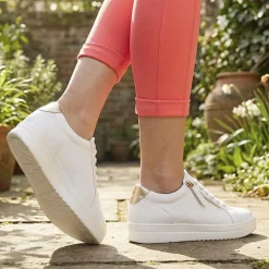 Extra Wide Chunky Trainers - White