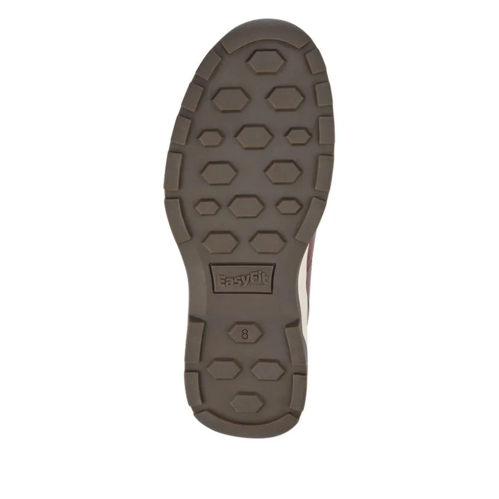 Extra-Wide Dual-Fit Leather Trainers - Cognac