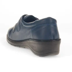 Extra-Wide Fit Adjustable Shoes - Navy