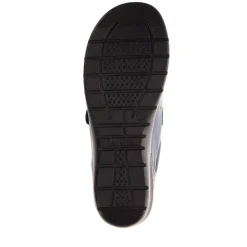 Extra-Wide Fit Adjustable Shoes - Navy