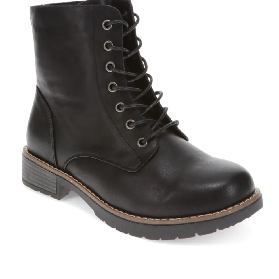 Extra-Wide Fit Boots - Black