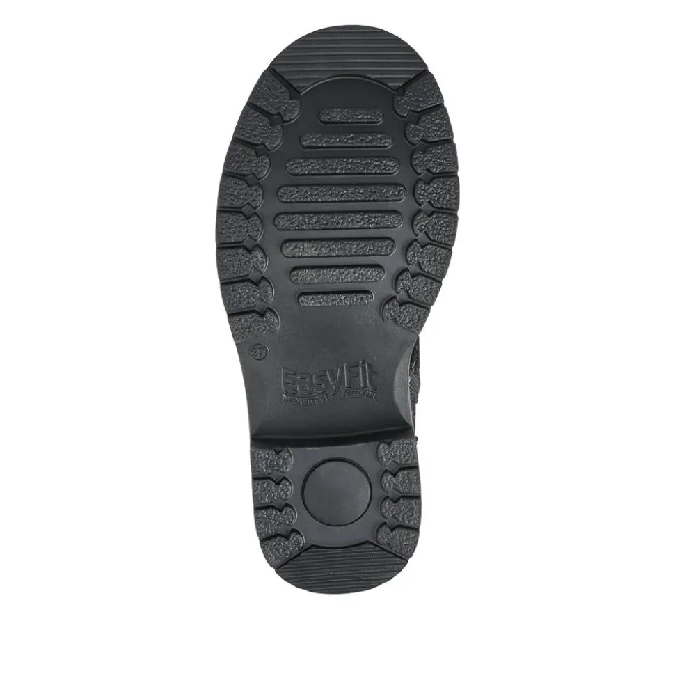 Extra-Wide Fit Boots - Black Floral