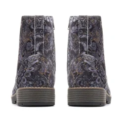Extra-Wide Fit Boots - Navy Floral