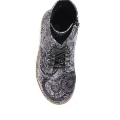 Extra-Wide Fit Boots - Navy Floral