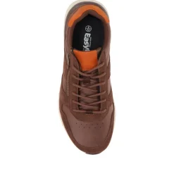 Extra-Wide Fit Casual Trainers - Brown