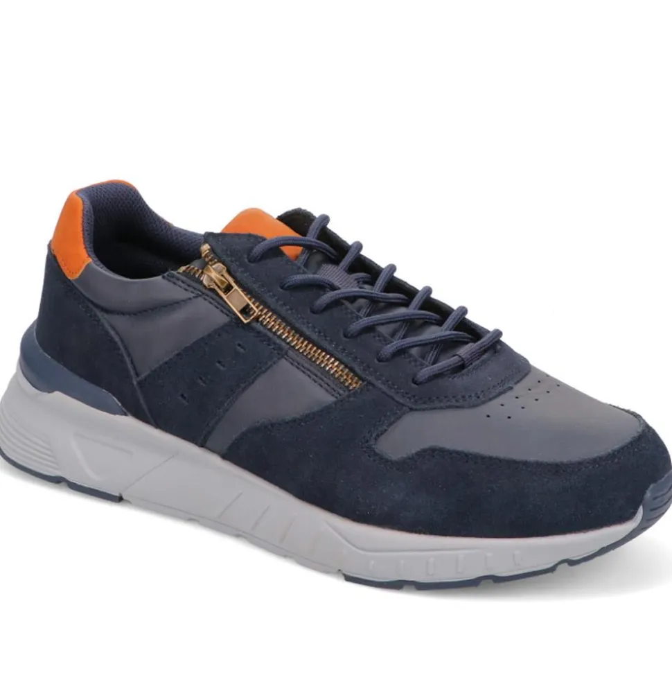 Extra-Wide Fit Casual Trainers - Navy