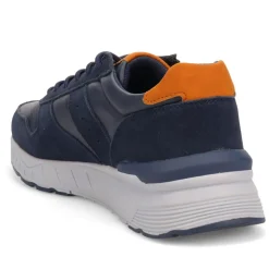 Extra-Wide Fit Casual Trainers - Navy