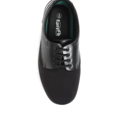 Extra Wide Fit Lace-Up Derby Shoe - Black