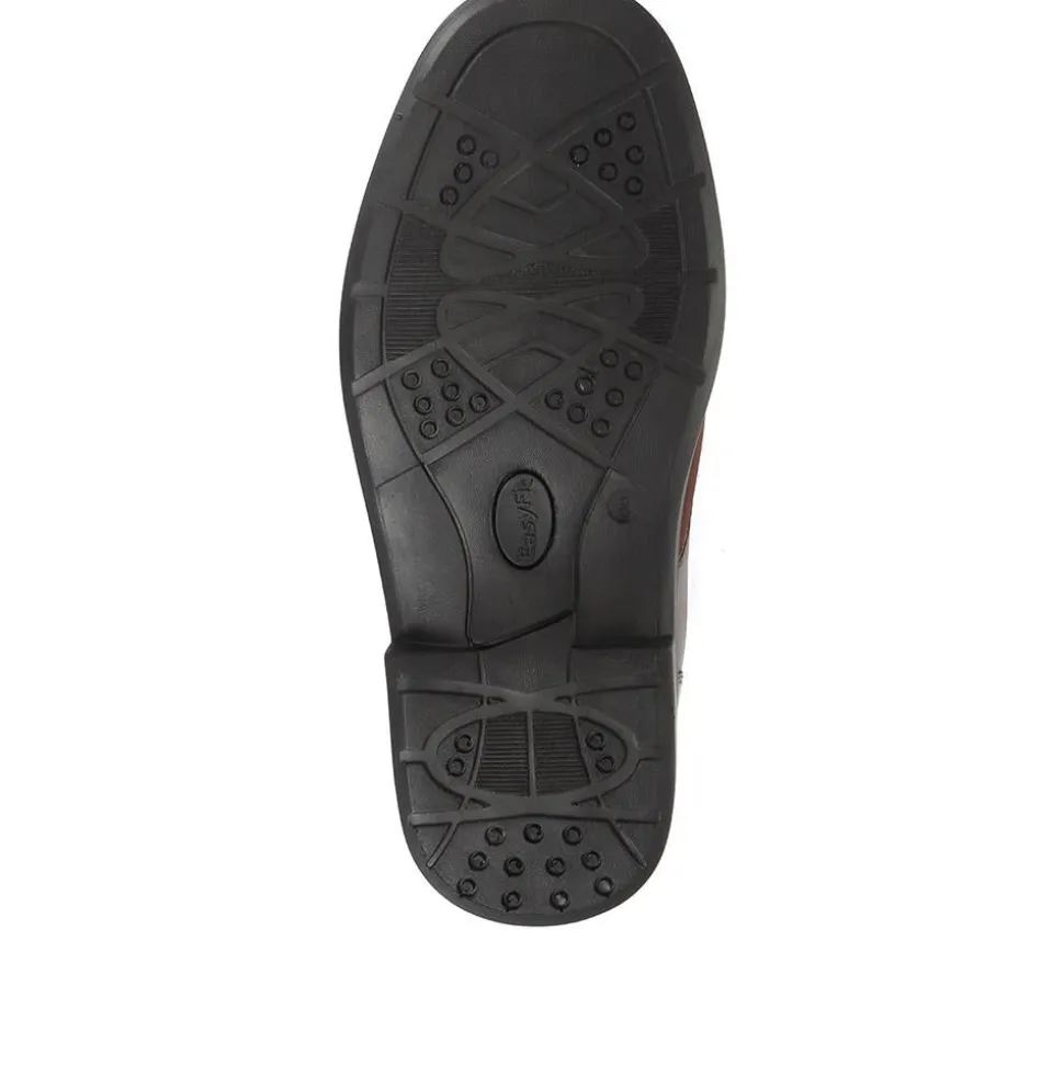 Extra Wide Fit Lace-Up Derby Shoe - Brown