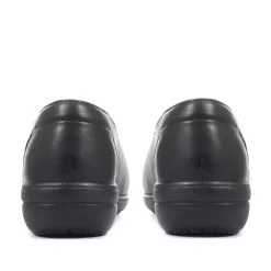 Extra-Wide Fit Leather Shoes - Black