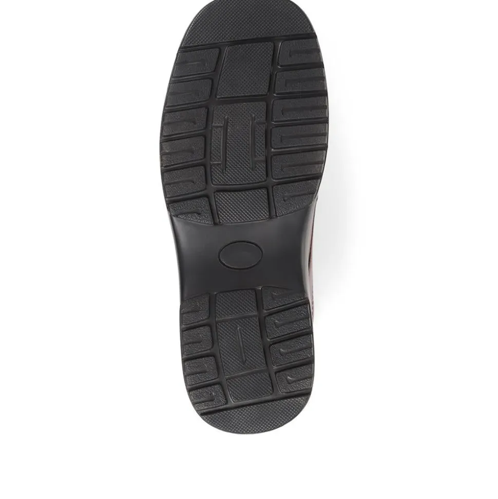 Extra Wide Fit Leather Shoes - Brown