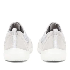 Extra-Wide Fit Memory Foam Trainers - Grey Multi