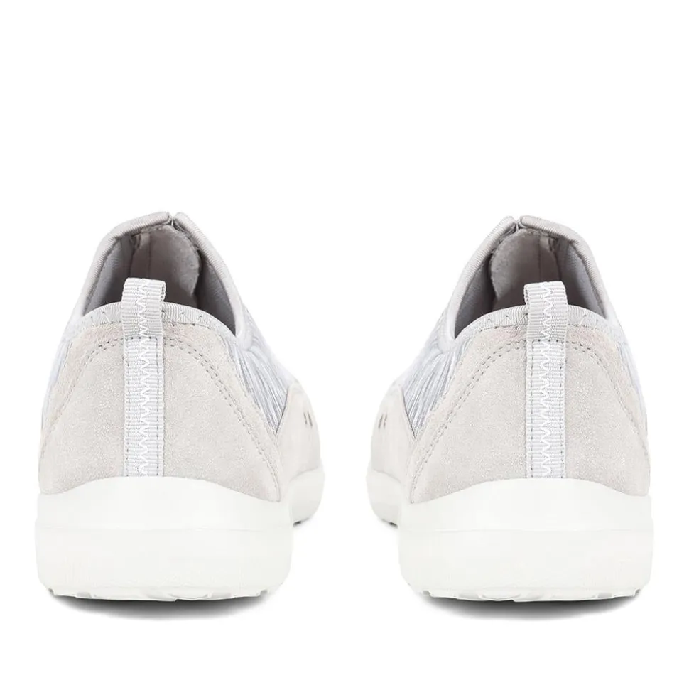Extra-Wide Fit Memory Foam Trainers - Grey Multi