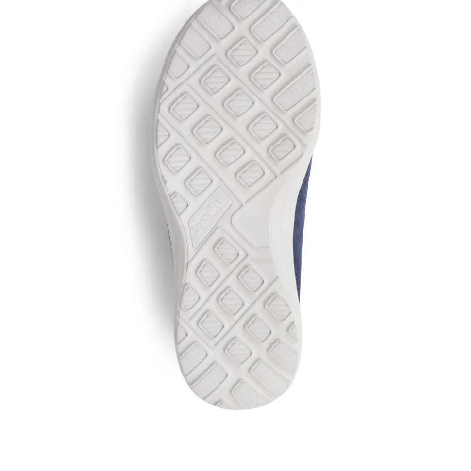 Extra-Wide Fit Memory Foam Trainers - Navy Multi