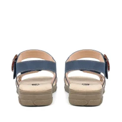 Extra-Wide Fit Sandals - Navy