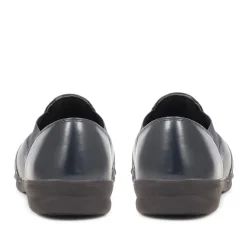 Extra Wide Fit Slip On Shoes - Navy