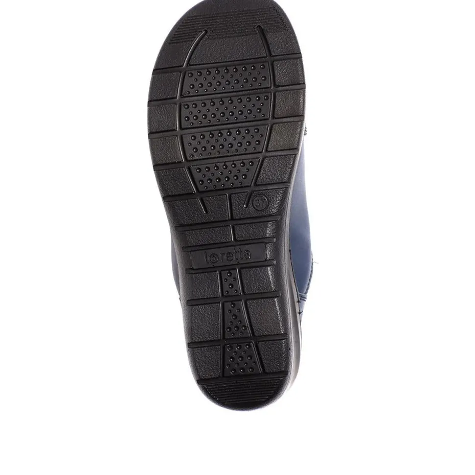 Extra-Wide Fit Slip On Shoes - Navy