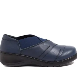 Extra-Wide Fit Slip On Shoes - Navy