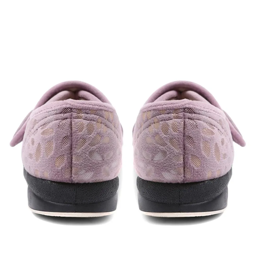 Extra-Wide Fit Slippers - Lilac