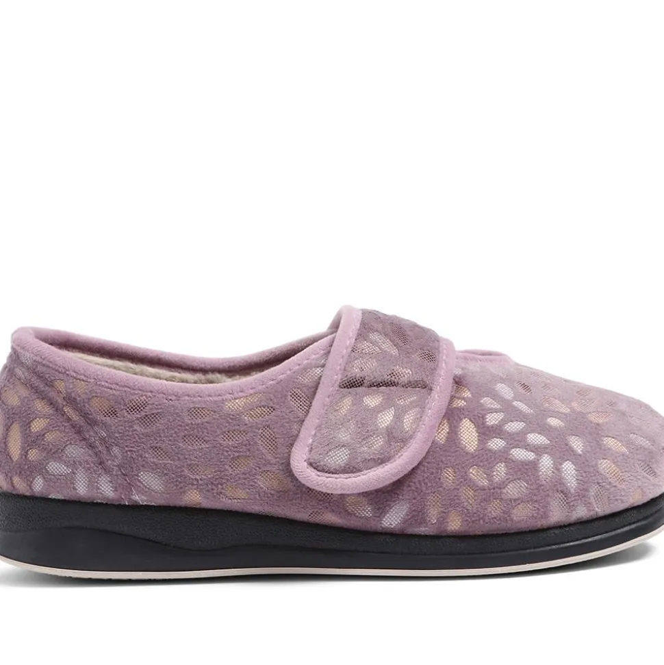 Extra-Wide Fit Slippers - Lilac