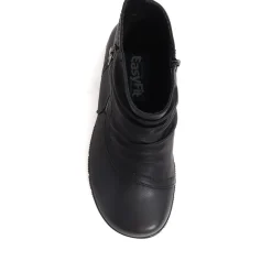 Extra-Wide Fit Smart Ankle Boots - Black