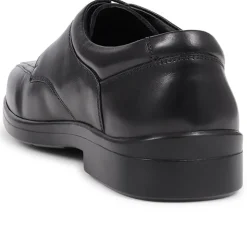 Extra Wide Fit Smart Lace-Up Shoes - Black