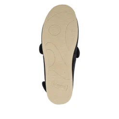 Extra-Wide-Fit Touch-Fastening Slippers - Navy